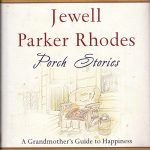 The book cover of Jewell Parker Rhodes' "Porch Stories" has a pencil sketch of a chair on a porch.